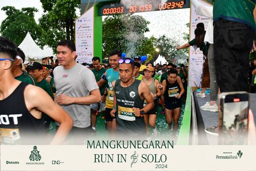 Race photo from Mangkunegaran Run 2024