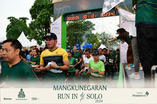 Race photo from Mangkunegaran Run 2024