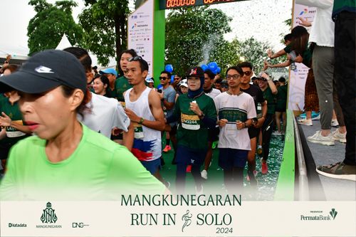 Race photo from Mangkunegaran Run 2024