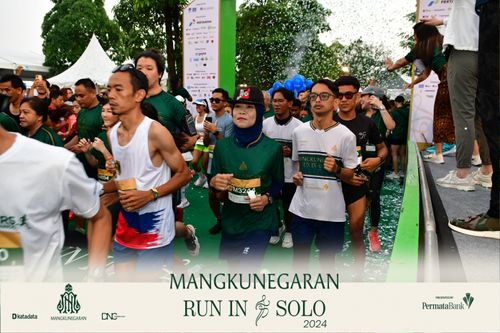 Race photo from Mangkunegaran Run 2024