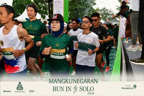 Race photo from Mangkunegaran Run 2024