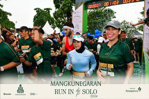 Race photo from Mangkunegaran Run 2024