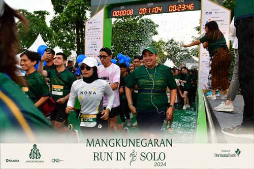 Race photo from Mangkunegaran Run 2024