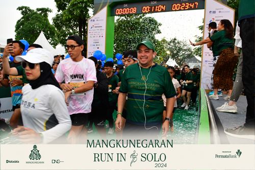 Race photo from Mangkunegaran Run 2024
