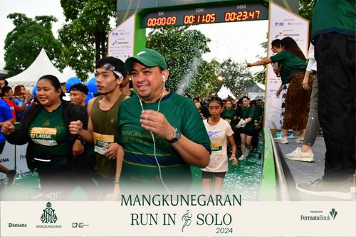 Race photo from Mangkunegaran Run 2024