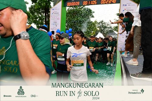 Race photo from Mangkunegaran Run 2024