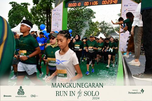 Race photo from Mangkunegaran Run 2024