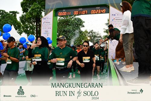 Race photo from Mangkunegaran Run 2024