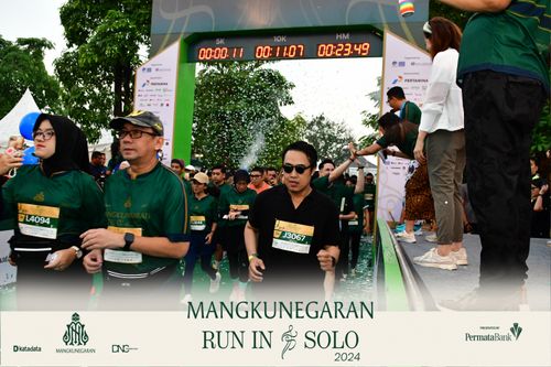 Race photo from Mangkunegaran Run 2024