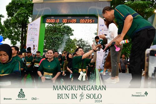 Race photo from Mangkunegaran Run 2024