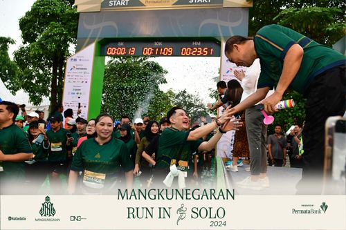 Race photo from Mangkunegaran Run 2024