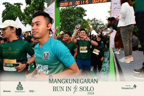 Race photo from Mangkunegaran Run 2024
