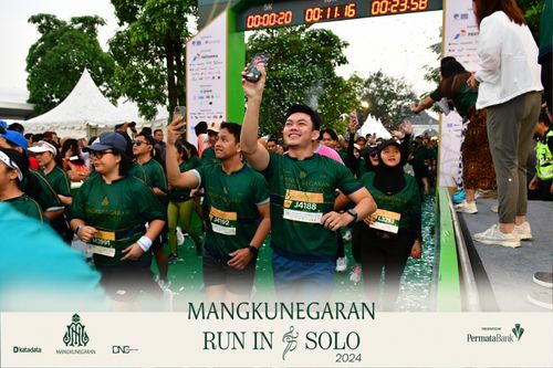 Race photo from Mangkunegaran Run 2024