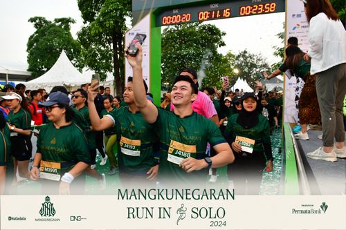 Race photo from Mangkunegaran Run 2024