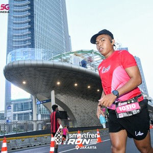 Race photo from SMARTFREN RUN 2026