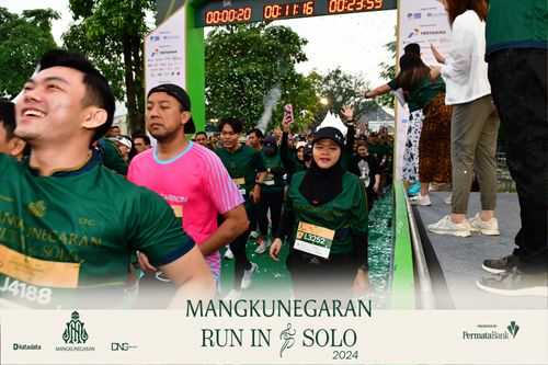 Race photo from Mangkunegaran Run 2024