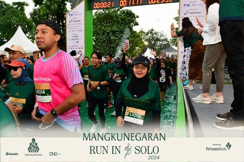 Race photo from Mangkunegaran Run 2024