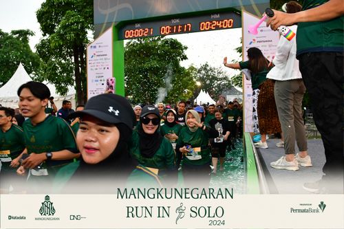 Race photo from Mangkunegaran Run 2024
