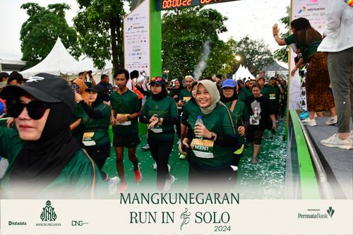 Race photo from Mangkunegaran Run 2024