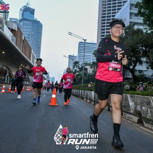 Race photo from SMARTFREN RUN 2026