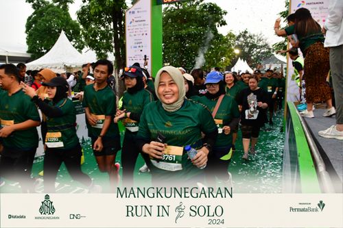 Race photo from Mangkunegaran Run 2024