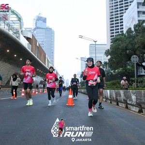 Race photo from SMARTFREN RUN 2026