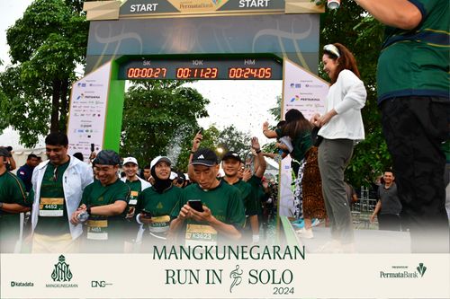 Race photo from Mangkunegaran Run 2024