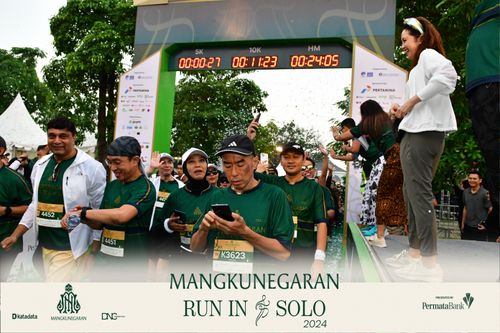 Race photo from Mangkunegaran Run 2024