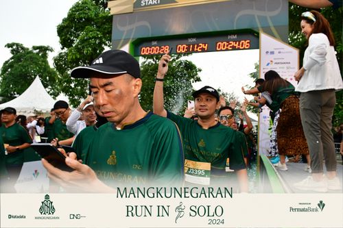 Race photo from Mangkunegaran Run 2024