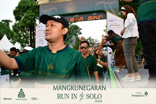 Race photo from Mangkunegaran Run 2024