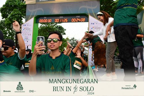 Race photo from Mangkunegaran Run 2024