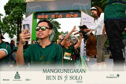 Race photo from Mangkunegaran Run 2024