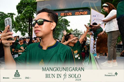 Race photo from Mangkunegaran Run 2024