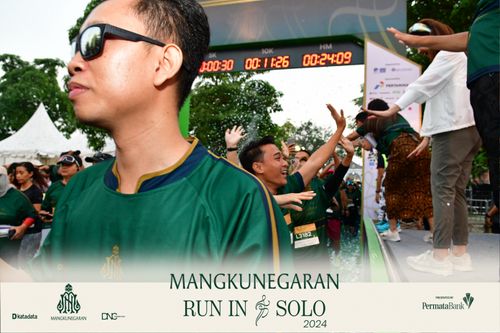 Race photo from Mangkunegaran Run 2024