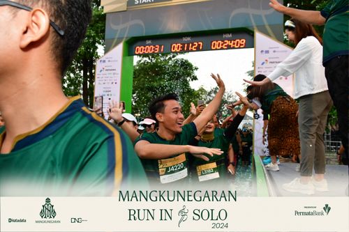 Race photo from Mangkunegaran Run 2024