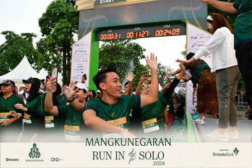 Race photo from Mangkunegaran Run 2024