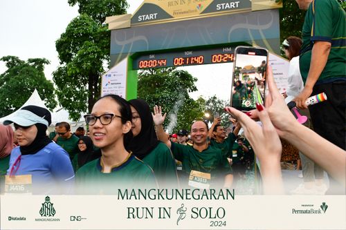 Race photo from Mangkunegaran Run 2024