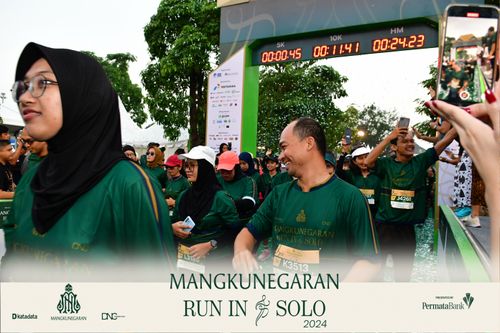 Race photo from Mangkunegaran Run 2024
