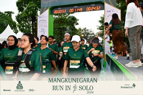 Race photo from Mangkunegaran Run 2024