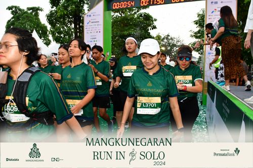 Race photo from Mangkunegaran Run 2024