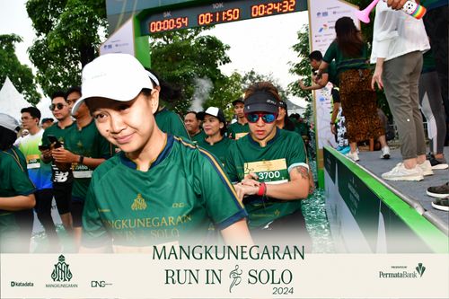Race photo from Mangkunegaran Run 2024