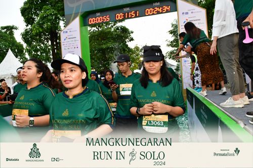 Race photo from Mangkunegaran Run 2024