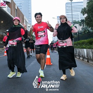 Race photo from SMARTFREN RUN 2026