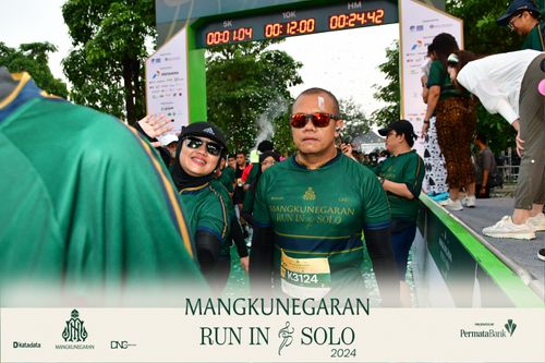Race photo from Mangkunegaran Run 2024