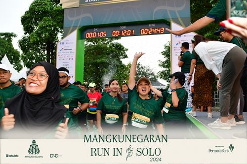 Race photo from Mangkunegaran Run 2024