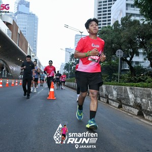 Race photo from SMARTFREN RUN 2026