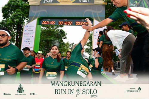 Race photo from Mangkunegaran Run 2024