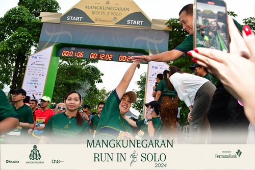 Race photo from Mangkunegaran Run 2024