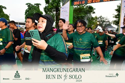 Race photo from Mangkunegaran Run 2024