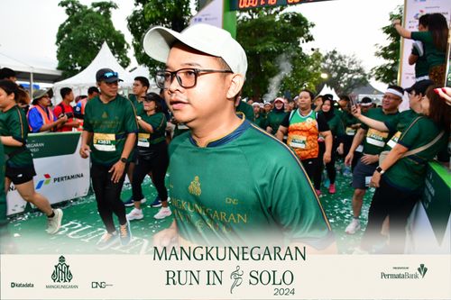 Race photo from Mangkunegaran Run 2024